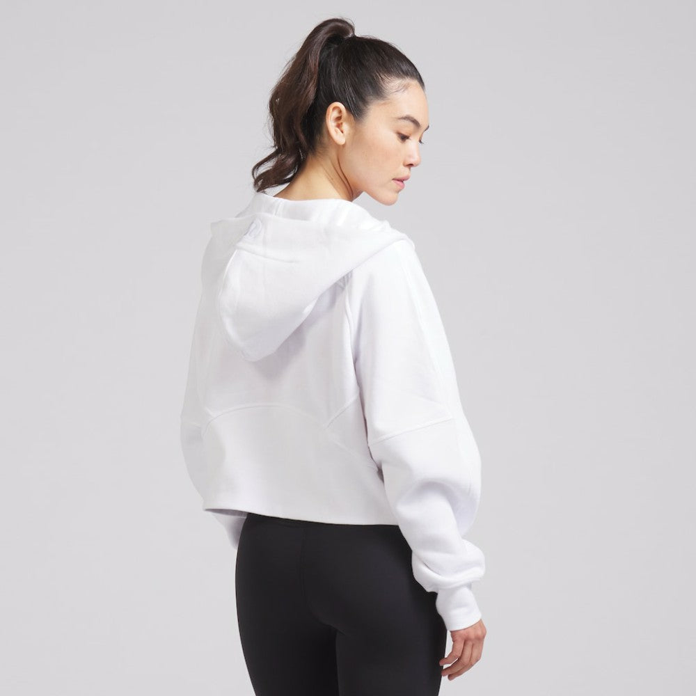 Chicago Blackhawks lululemon Women's Scuba Oversized Half-Zip Hoodie - White | NHL online