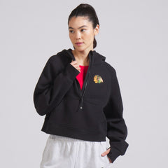 Chicago Blackhawks lululemon Women's Scuba Oversized Half-Zip Hoodie - Black | NHL discount