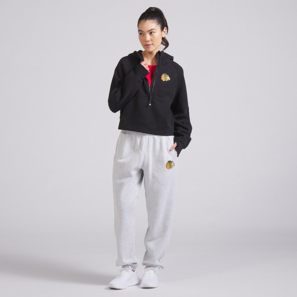 Chicago Blackhawks lululemon Women's Scuba Oversized Half-Zip Hoodie - Black | NHL discount