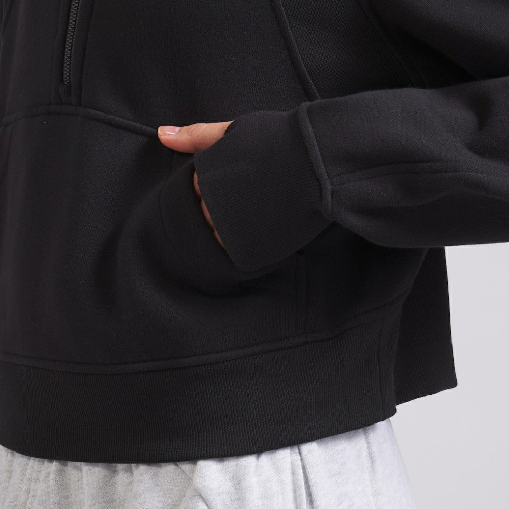 Chicago Blackhawks lululemon Women's Scuba Oversized Half-Zip Hoodie - Black | NHL discount