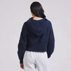 Edmonton Oilers lululemon Women's Scuba Oversized Half-Zip Hoodie - True Navy | NHL near me