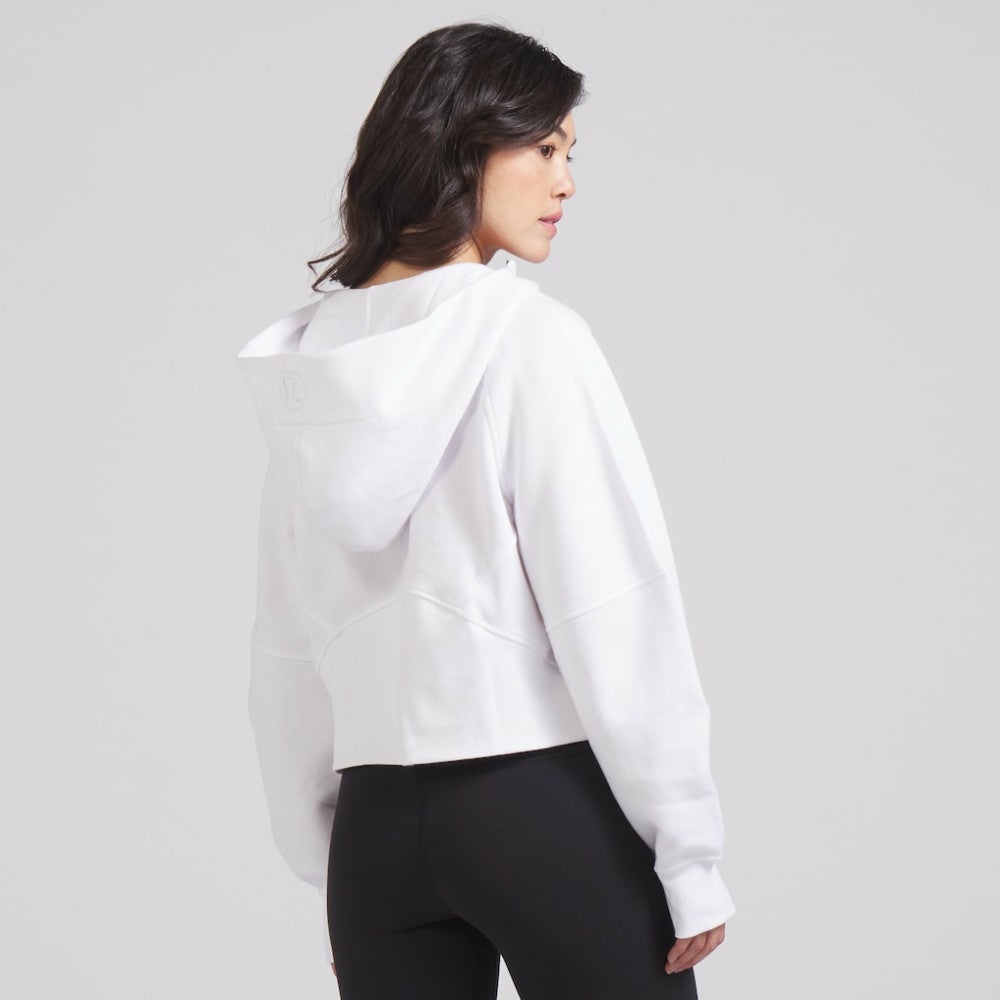 Detroit Red Wings lululemon Women's Scuba Oversized Half-Zip Hoodie - White | NHL Clearance