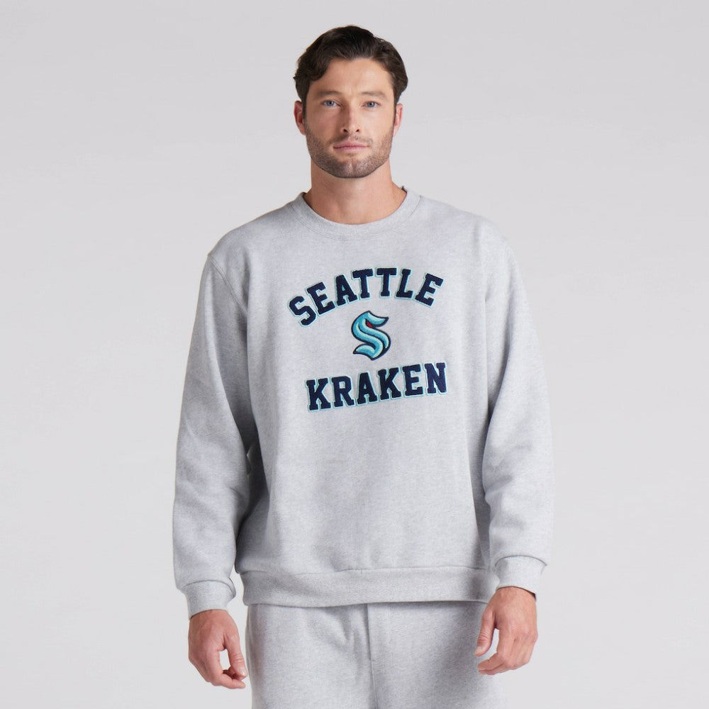 Seattle Kraken lululemon Steady State Crew - Heathered Core Ultra Light Grey | NHL near me