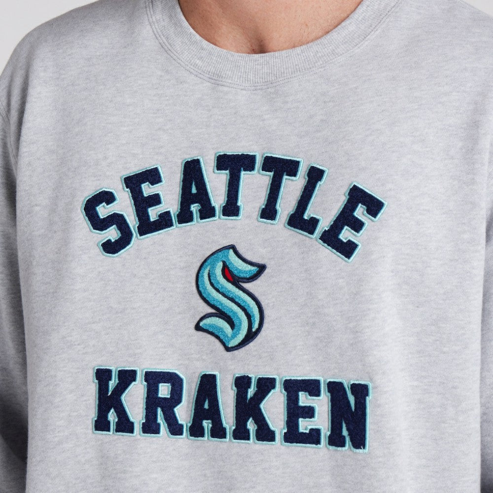 Seattle Kraken lululemon Steady State Crew - Heathered Core Ultra Light Grey | NHL near me