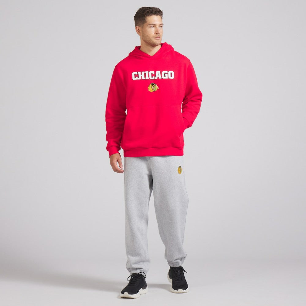 Chicago Blackhawks lululemon Steady State Pullover Hoodie - True Red | NHL Lifestyle