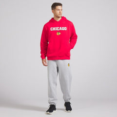 Chicago Blackhawks lululemon Steady State Pullover Hoodie - True Red | NHL Lifestyle