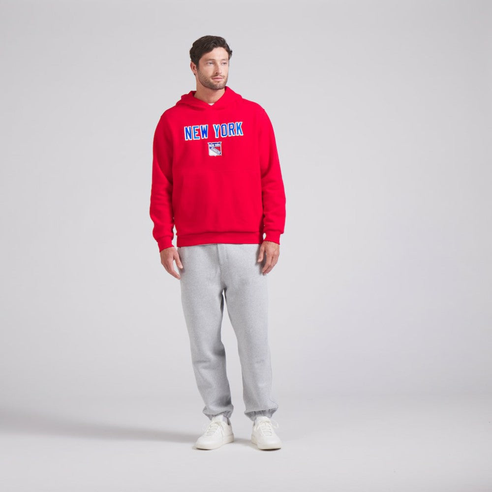 New York Rangers lululemon Steady State Pullover Hoodie - True Red | NHL Lifestyle