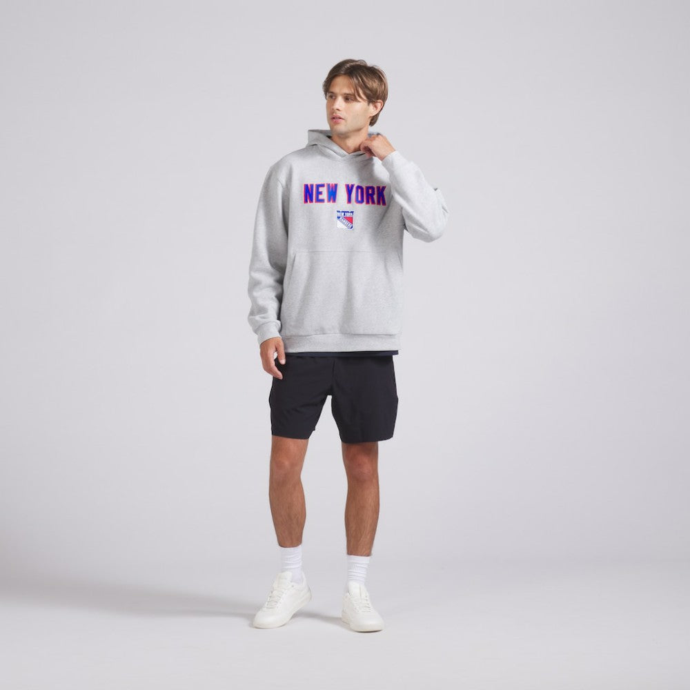 New York Rangers lululemon Steady State Pullover Hoodie - Heathered Silver Drop | NHL Clearance