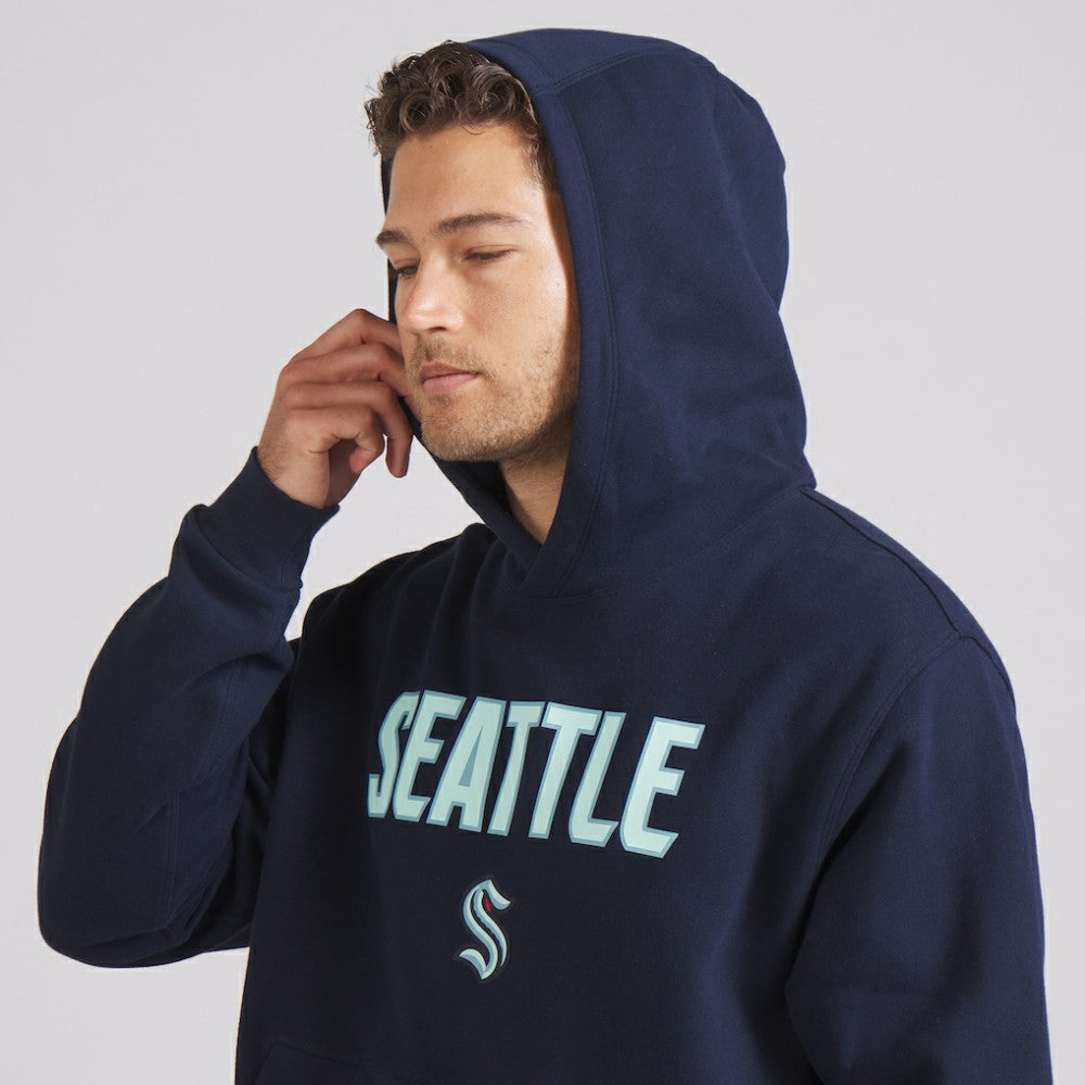 Seattle Kraken lululemon Steady State Pullover Hoodie - True Navy | NHL Lifestyle