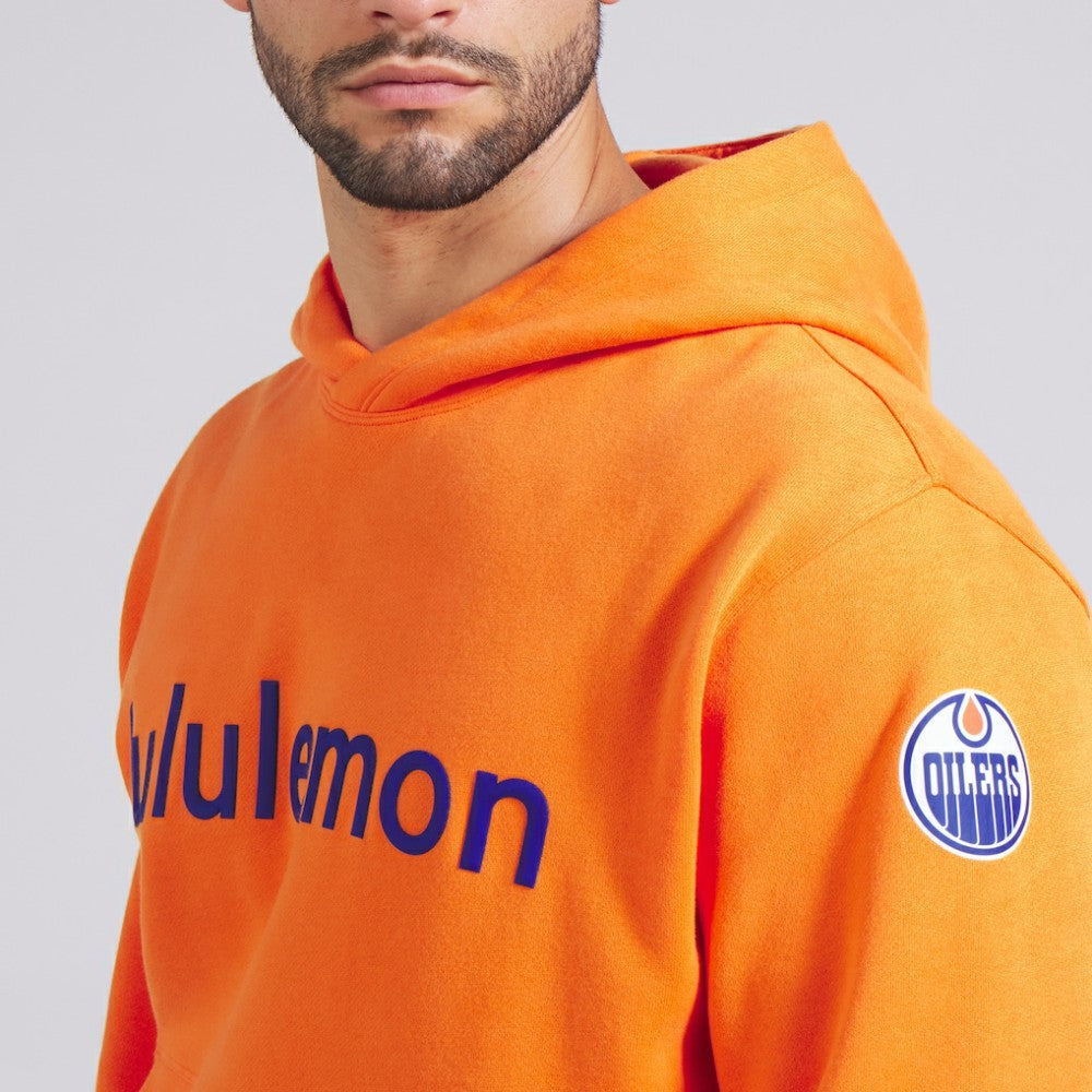 Edmonton Oilers lululemon Steady State Pullover Hoodie - Tiger | NHL on sale