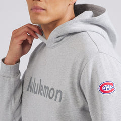 Montreal Canadiens lululemon Steady State Pullover Hoodie - Heathered Silver Drop | NHL Clearance