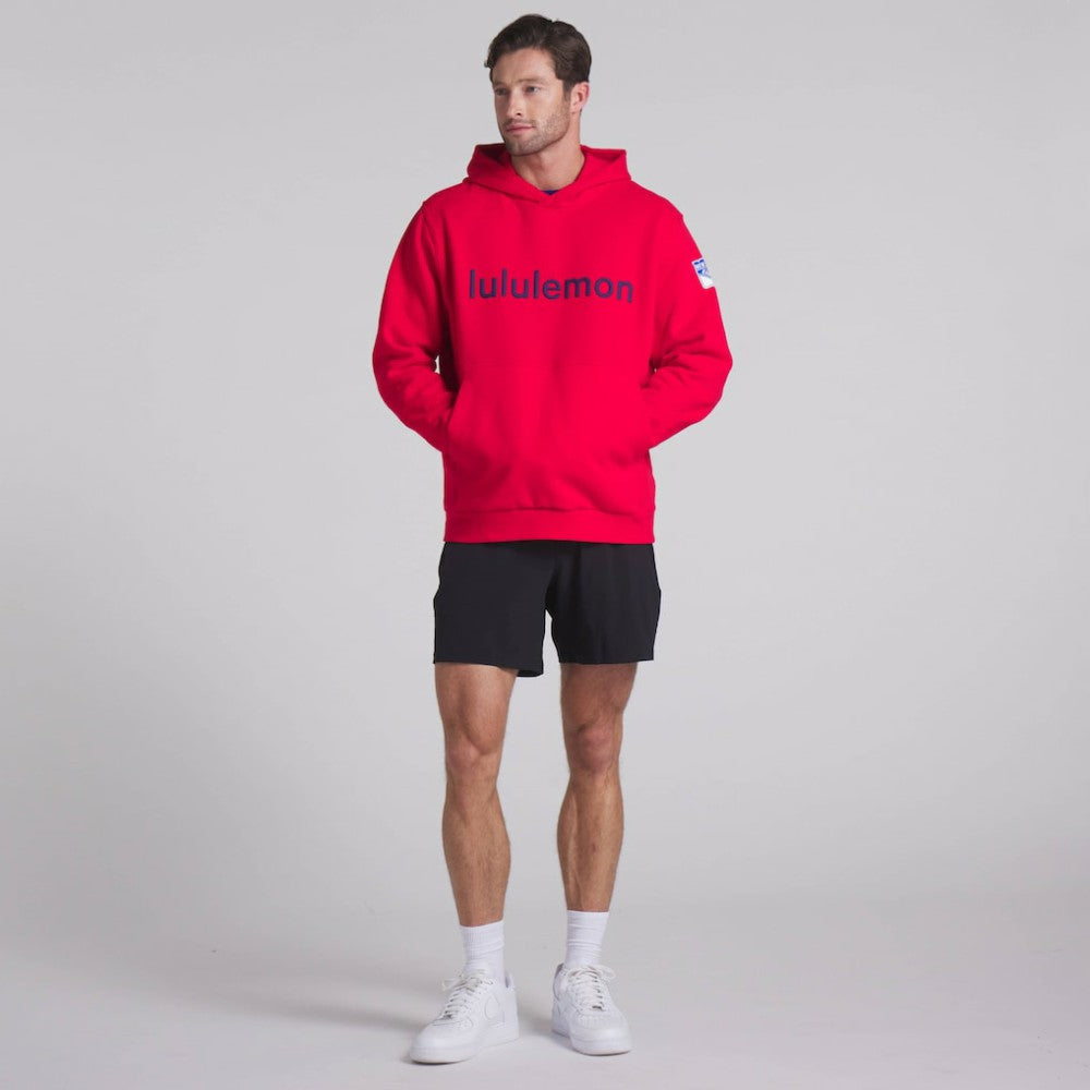 New York Rangers lululemon Steady State Pullover Hoodie - True Red | NHL on sale
