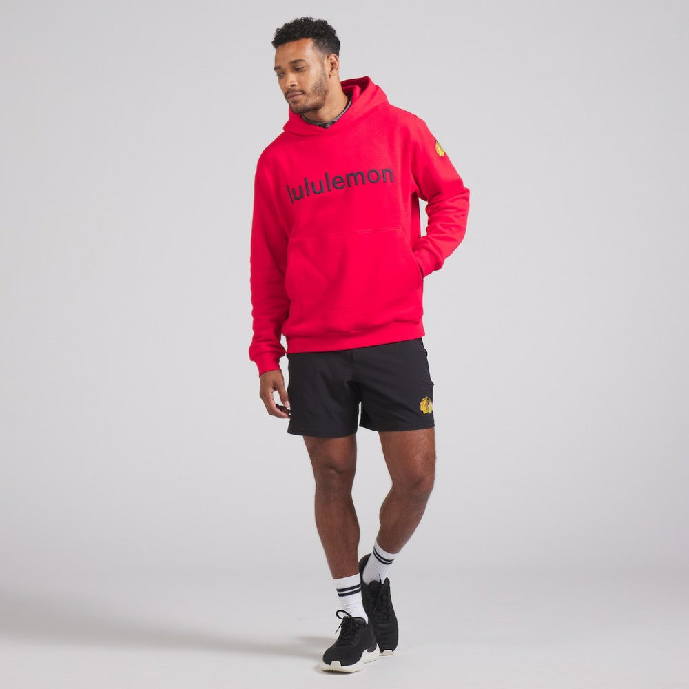 Chicago Blackhawks lululemon Steady State Pullover Hoodie - True Red | NHL Lifestyle