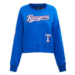 Texas Rangers Pro Standard Women's Game Day Classics Crewneck Pullover Sweatshirt for sale