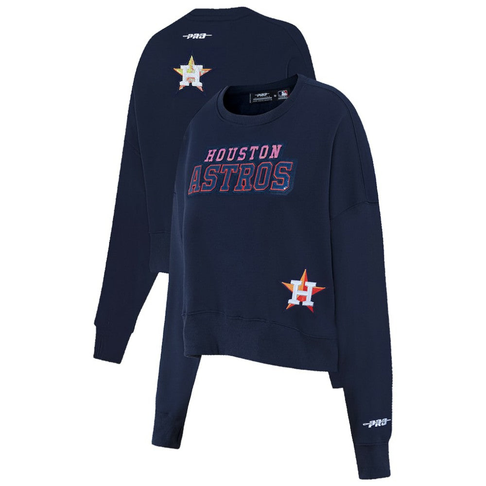 Houston Astros Pro Standard Women's Game Day Classics Crewneck Pullover Sweatshirt Near Me