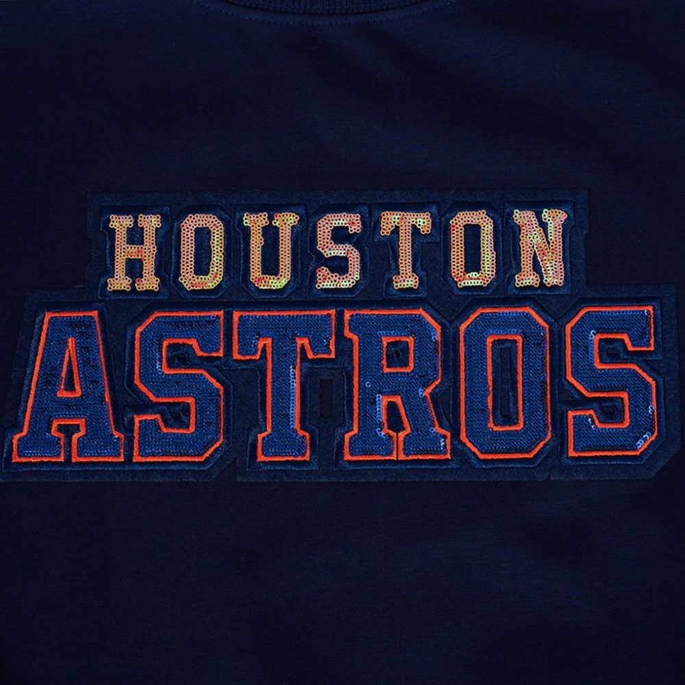 Houston Astros Pro Standard Women's Game Day Classics Crewneck Pullover Sweatshirt Near Me