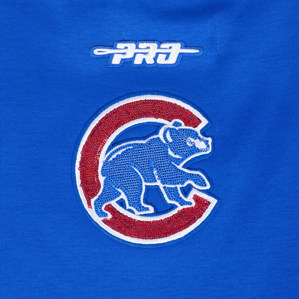 Chicago Cubs Pro Standard Women's Game Day Classics Crewneck Pullover Sweatshirt Discount