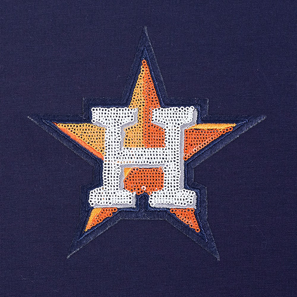 Houston Astros Pro Standard Women's Game Day Classics Baby Doll Cropped T-Shirt Sale