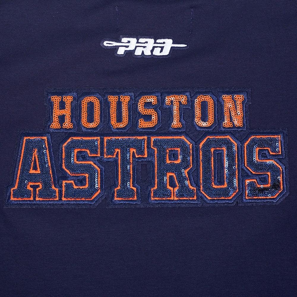 Houston Astros Pro Standard Women's Game Day Classics Baby Doll Cropped T-Shirt Sale