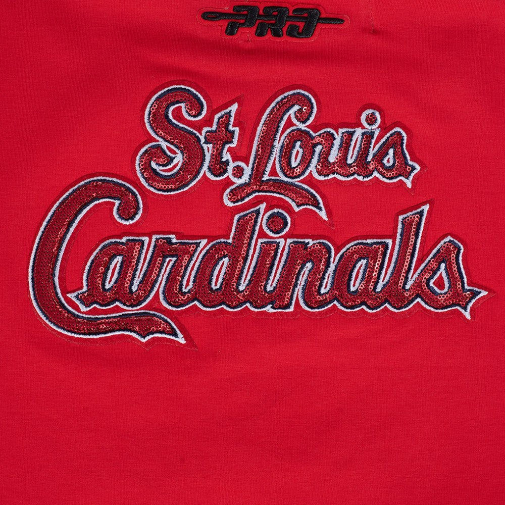 St. Louis Cardinals Pro Standard Women's Game Day Classics Baby Doll Cropped T-Shirt for sale