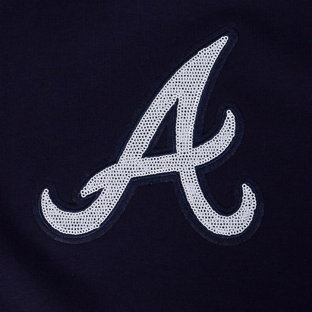 Atlanta Braves Pro Standard Women's Game Day Classics Baby Doll Cropped T-Shirt for sale