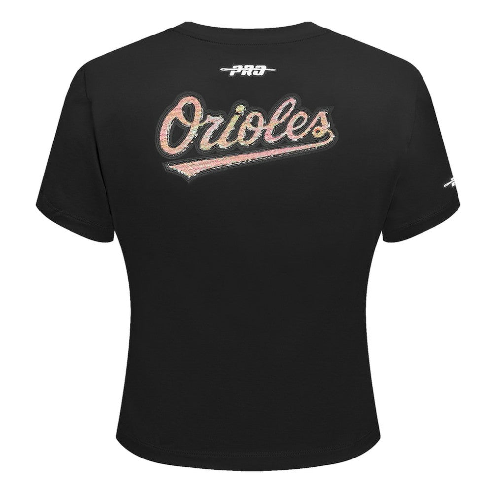 Baltimore Orioles Pro Standard Women's Game Day Classics Baby Doll Cropped T-Shirt Near Me