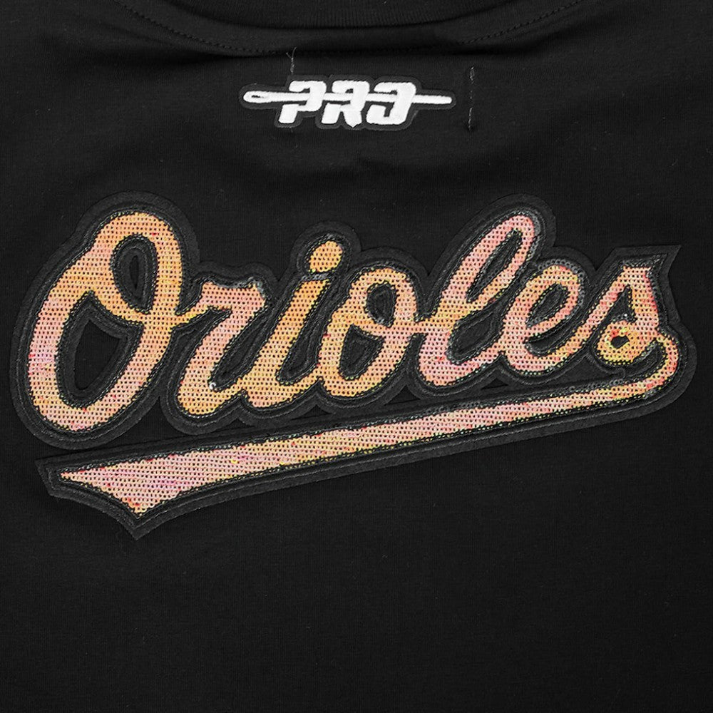 Baltimore Orioles Pro Standard Women's Game Day Classics Baby Doll Cropped T-Shirt Near Me