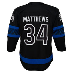 Auston Matthews Toronto Maple Leafs Youth Alternate Premier Player Jersey - Black | NHL Lifestyle