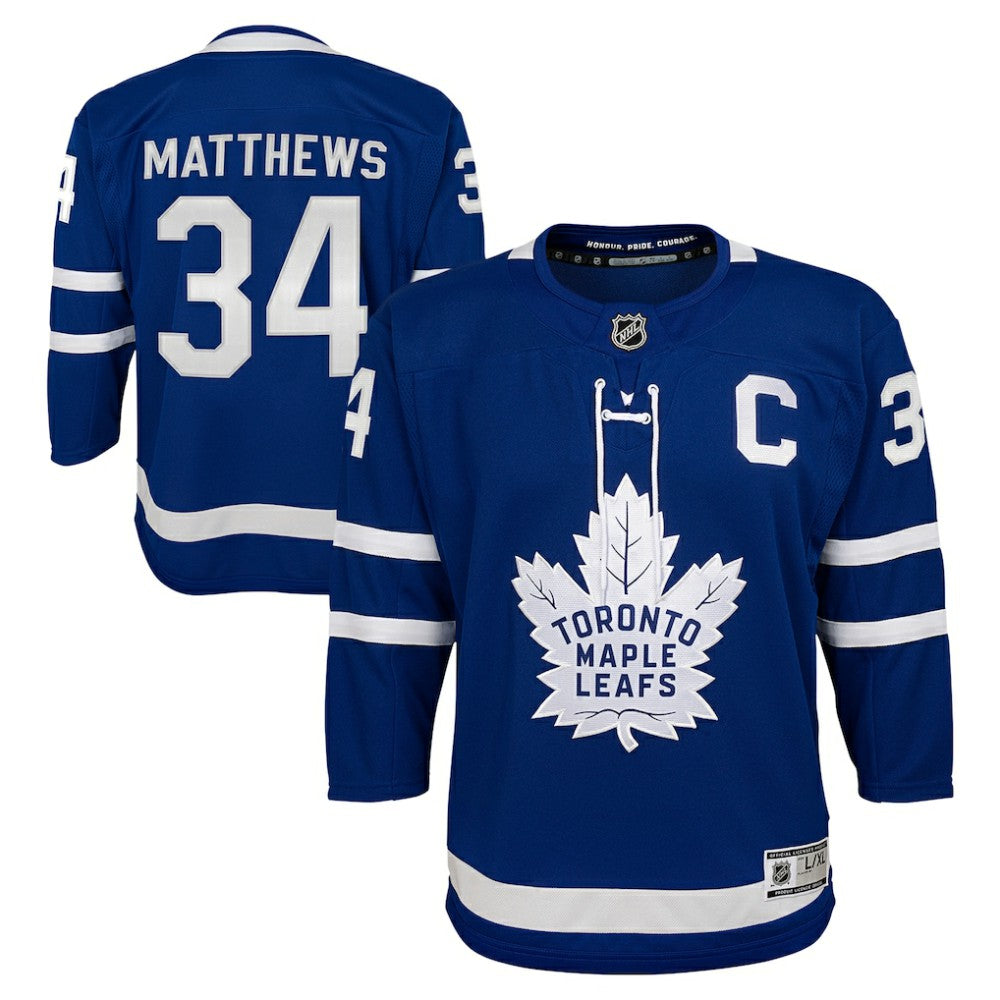 Auston Matthews Toronto Maple Leafs Youth Home Premier Player Jersey - Blue | NHL near me