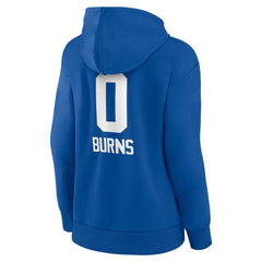 Brian Burns New York Giants Women's Name & Number Team Wordmark Pullover Hoodie - Royal - NFL