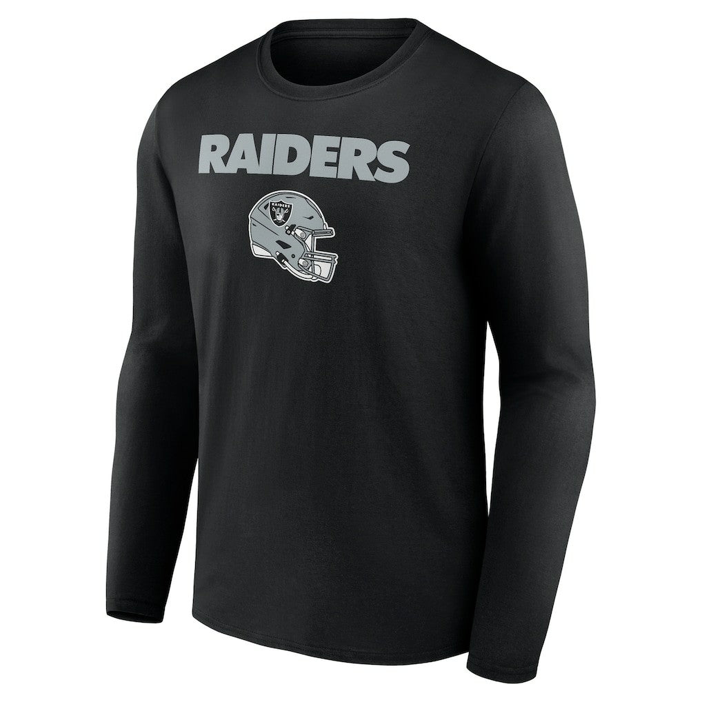 Brock Bowers Las Vegas Raiders Name & Number Team Wordmark Long Sleeve T-Shirt - Black - NFL