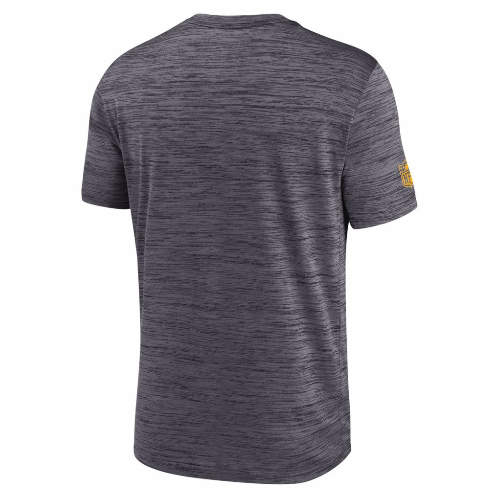 Pittsburgh Steelers Big & Tall Sideline Velocity Performance T-Shirt - Black - Nike