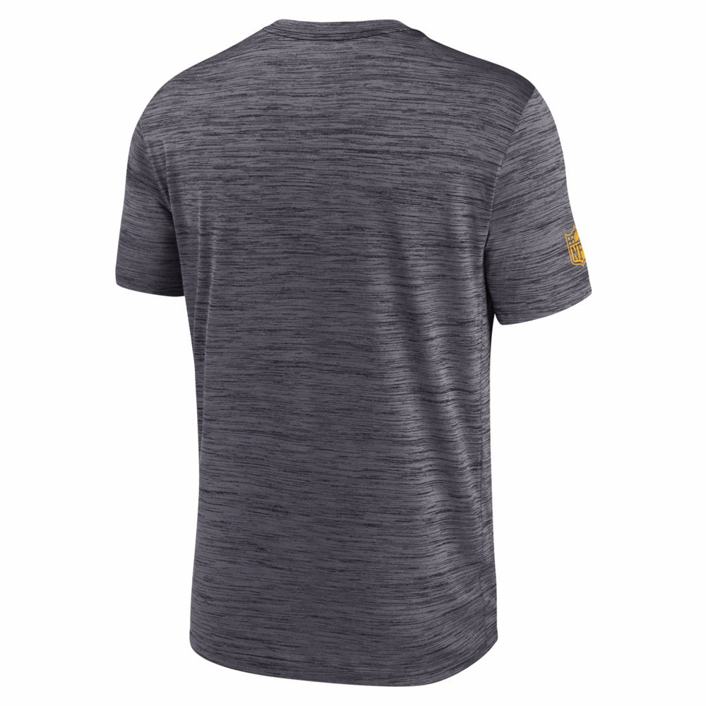 Pittsburgh Steelers Big & Tall Sideline Velocity Performance T-Shirt - Black - Nike