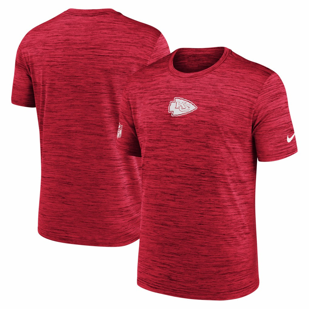 Kansas City Chiefs Big & Tall Sideline Velocity Performance T-Shirt - Red - Nike
