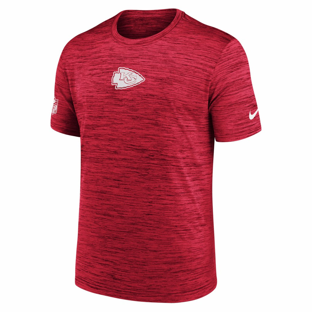 Kansas City Chiefs Big & Tall Sideline Velocity Performance T-Shirt - Red - Nike