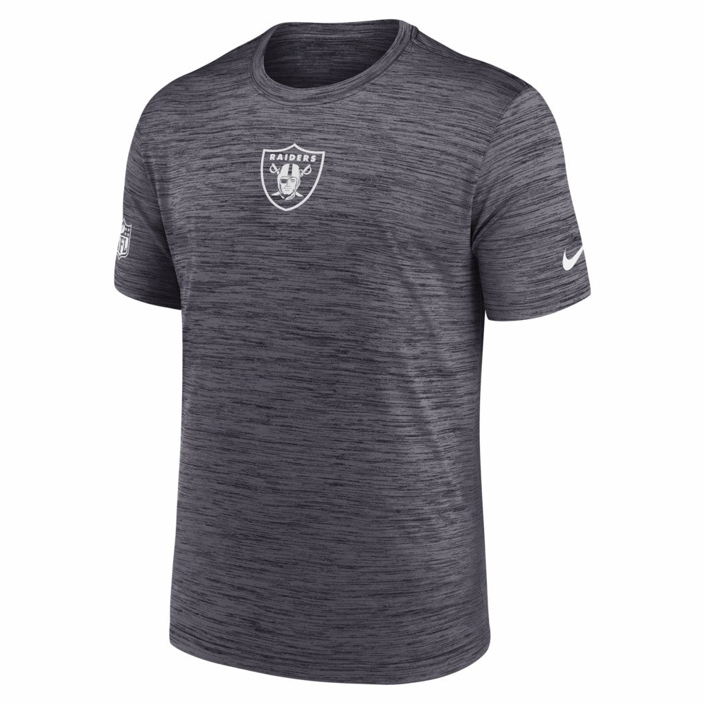 Las Vegas Raiders Big & Tall Sideline Velocity Performance T-Shirt - Black - Nike