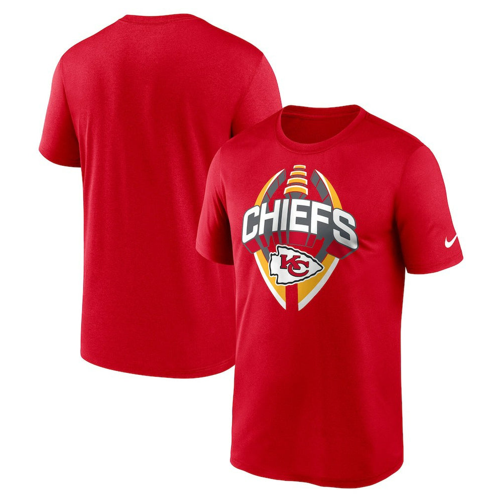 Kansas City Chiefs Big & Tall Primetime Legend Icon Performance T-Shirt - Red - Nike
