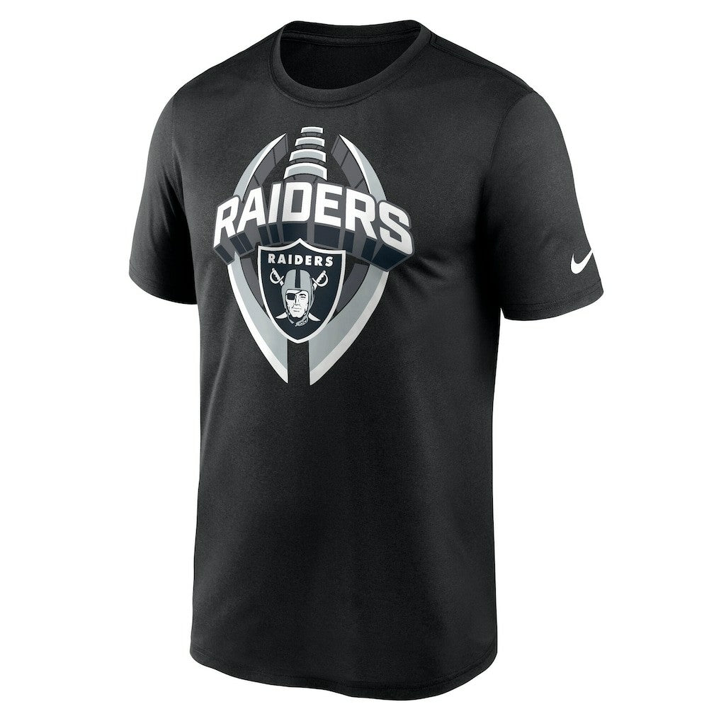 Las Vegas Raiders Big & Tall Primetime Legend Icon Performance T-Shirt - Black - Nike
