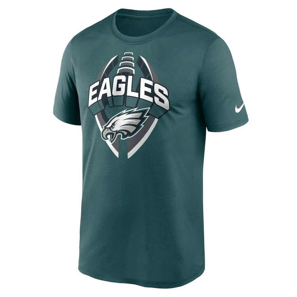 Philadelphia Eagles Big & Tall Primetime Legend Icon Performance T-Shirt - Midnight Green - Nike