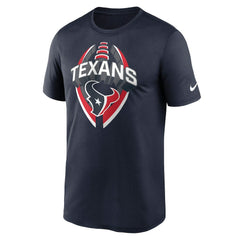 Houston Texans Big & Tall Primetime Legend Icon Performance T-Shirt - Navy - Nike