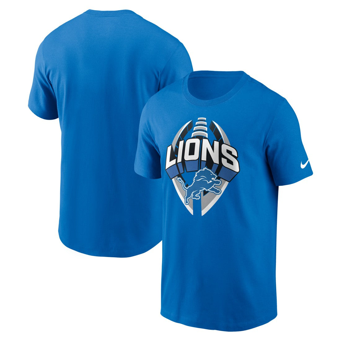 Detroit Lions Big & Tall Primetime Legend Icon Performance T-Shirt - Blue - Nike