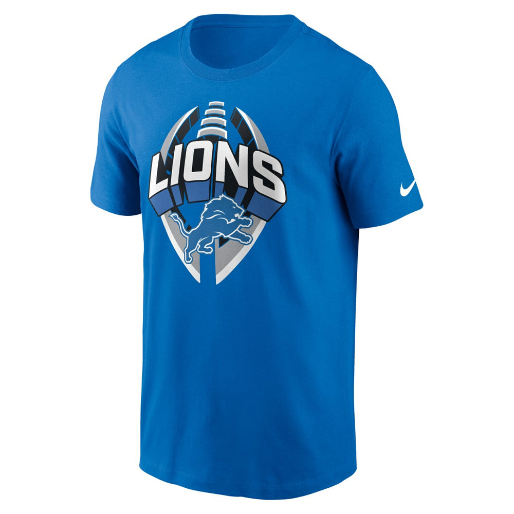 Detroit Lions Big & Tall Primetime Legend Icon Performance T-Shirt - Blue - Nike