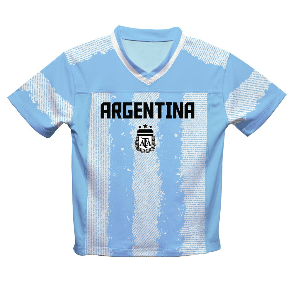Julián Álvarez Argentina National Team Vive La Fete Football Jersey Light Blue