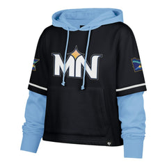 Minnesota Twins '47 Women's City Connect Shortstop Cropped Pullover Hoodie Discount