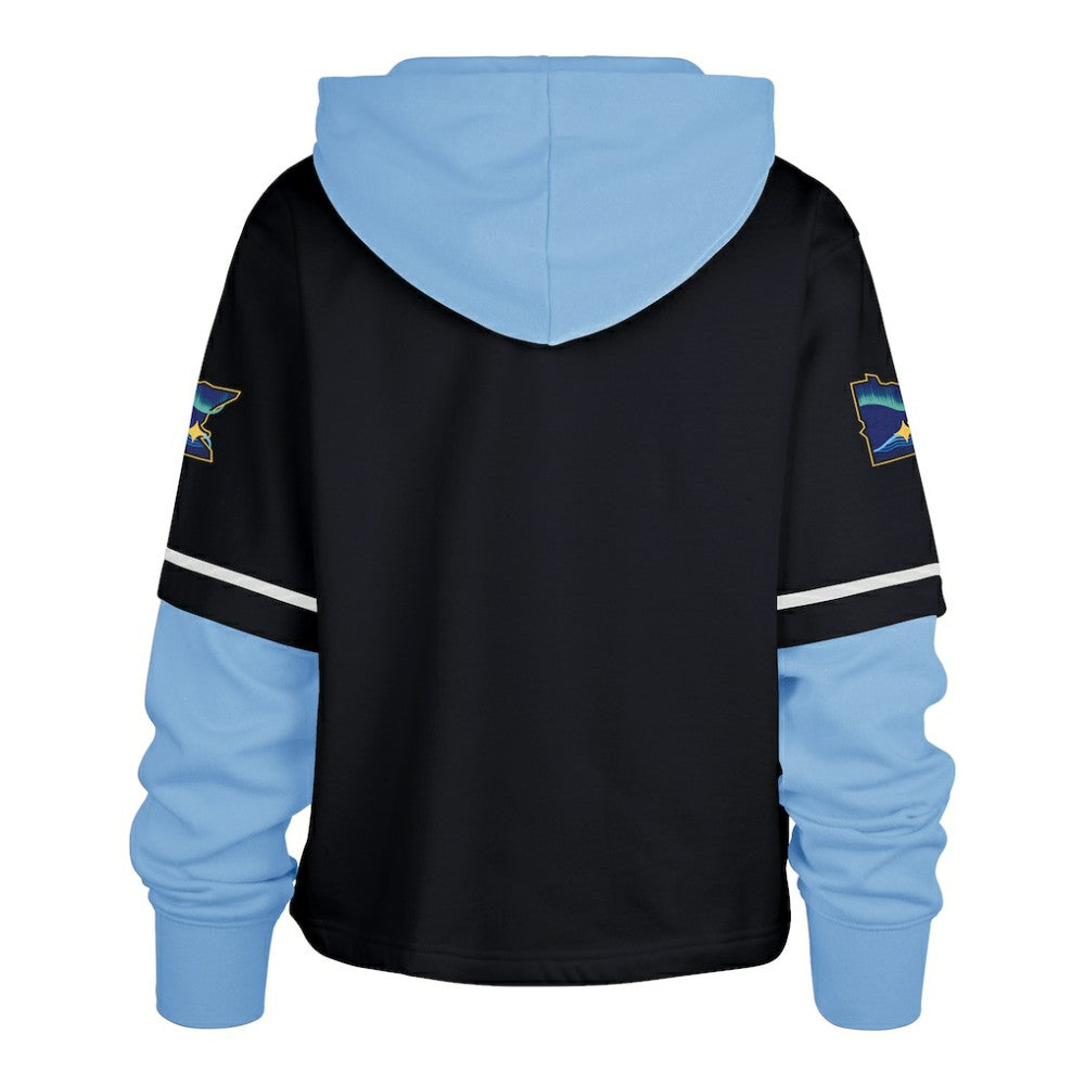 Minnesota Twins '47 Women's City Connect Shortstop Cropped Pullover Hoodie Discount