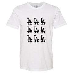 Los Angeles Dodgers Tiny Turnip Women's Logo Grid T-Shirt Near Me