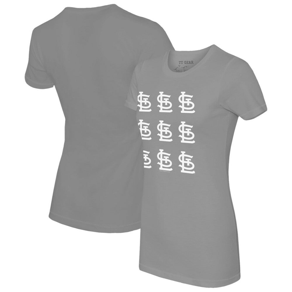 St. Louis Cardinals Tiny Turnip Women's Logo Grid  T-Shirt Near Me