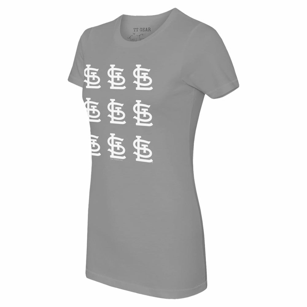 St. Louis Cardinals Tiny Turnip Women's Logo Grid  T-Shirt Near Me