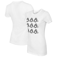 Baltimore Orioles Tiny Turnip Women's Logo Grid T-Shirt Online