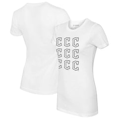 Cleveland Guardians Tiny Turnip Women's Logo Grid T-Shirt Discount